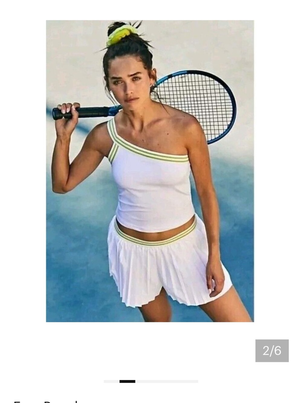 Nwot Free People Movement Zephyr Pleated Sporty Skort Tennis Shorts summer $88